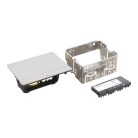 Legrand 654800 Incara Incara Pop-up - bútorba süllyeszthető, 4 modul üres, rozsdamentes acél