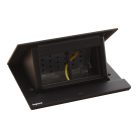 Legrand 654802 Incara Incara Pop-up - bútorba süllyeszthető, 4 modul üres, fekete
