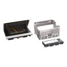 Legrand 654803 Incara Incara Pop-up - bútorba süllyeszthető, 4 modul üres, alumínium