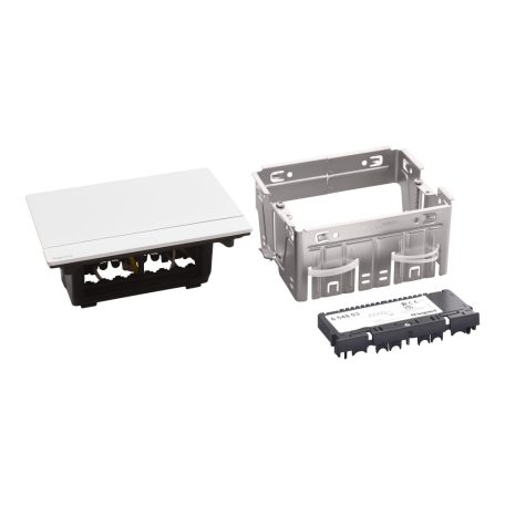 Legrand 654803 Incara Incara Pop-up - bútorba süllyeszthető, 4 modul üres, alumínium