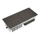 Legrand 654806 Incara Incara Pop-up - bútorba süllyeszthető, 2x4 modul üres, fekete