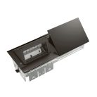 Legrand 654806 Incara Incara Pop-up - bútorba süllyeszthető, 2x4 modul üres, fekete