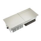 Legrand 654807 Incara Incara Pop-up - bútorba süllyeszthető, 2x4 modul üres, alumínium