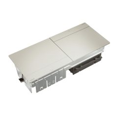   Legrand 654807 Incara Incara Pop-up - bútorba süllyeszthető, 2x4 modul üres, alumínium