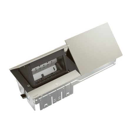 Legrand 654807 Incara Incara Pop-up - bútorba süllyeszthető, 2x4 modul üres, alumínium