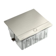   Legrand 654812 Incara Incara Pop-up IP44 - bútorba süllyeszthető, 4 modul üres, rozsdamentes acél