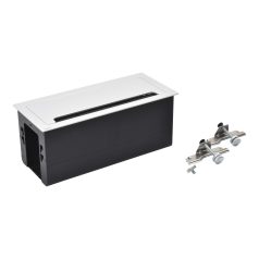   Legrand 654870 Incara Incara Top access - bútorba süllyeszthető, 8 modul (295 mm széles), üres, rozsdamentes acél