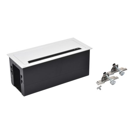 Legrand 654870 Incara Incara Top access - bútorba süllyeszthető, 8 modul (295 mm széles), üres, rozsdamentes acél