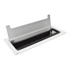 Legrand 654870 Incara Incara Top access - bútorba süllyeszthető, 8 modul (295 mm széles), üres, rozsdamentes acél