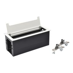   Legrand 654871 Incara Incara Top access - bútorba süllyeszthető, 8 modul (295 mm széles), üres, fehér