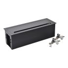 Legrand 654875 Incara Incara Top access - bútorba süllyeszthető, 12 modul (385 mm széles), üres, fekete