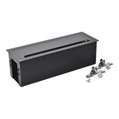   Legrand 654875 Incara Incara Top access - bútorba süllyeszthető, 12 modul (385 mm széles), üres, fekete