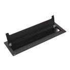 Legrand 654875 Incara Incara Top access - bútorba süllyeszthető, 12 modul (385 mm széles), üres, fekete