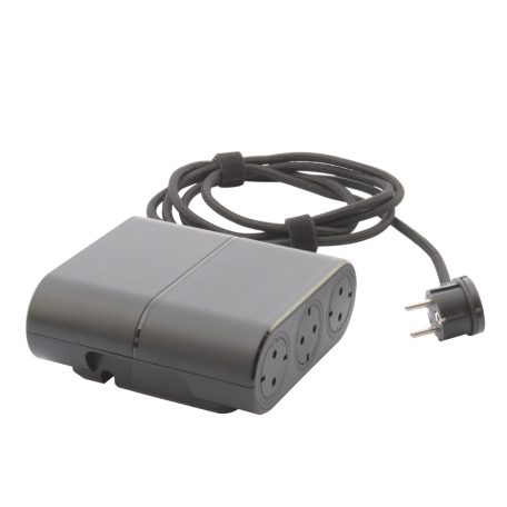 Legrand 654886 Incara Incara Link on elosztóállomás, 6x2P+F, 2,5m kábellel, fekete