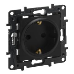   Legrand 863521 Niloé Step 2P+F csatlakozóaljzat (csavaros), fekete