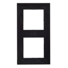 Legrand 863592 Niloé Step 2-es keret, fekete