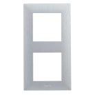 Legrand 863892 Niloé Step 2-es keret, csiszolt alumínium