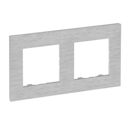 Legrand 863892 Niloé Step 2-es keret, csiszolt alumínium
