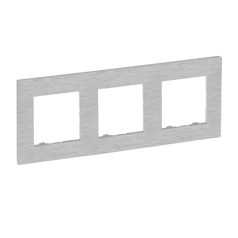 Legrand 863893 Niloé Step 3-as keret, csiszolt alumínium