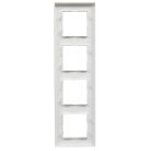 Legrand 863894 Niloé Step 4-es keret, csiszolt alumínium