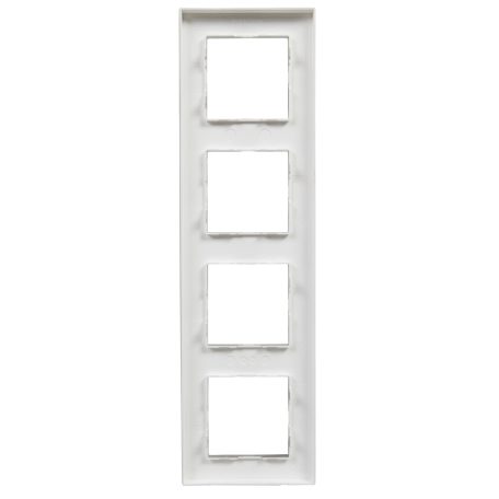 Legrand 863894 Niloé Step 4-es keret, csiszolt alumínium