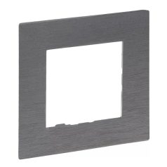 Legrand 863991 Niloé Step 1-es keret, csiszolt szürke