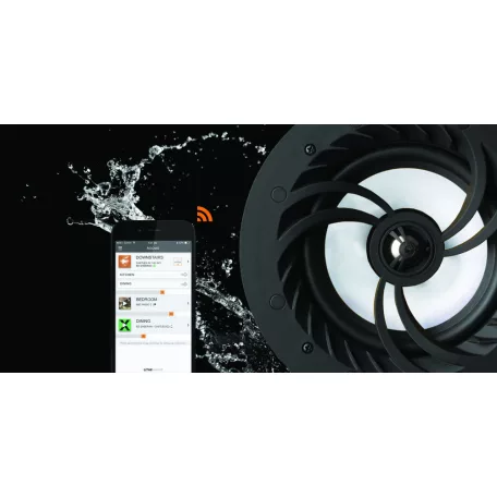 3211 Lithe Audio Bluetooth IP44 Rated Wireless 6.5" Ceiling Speaker (Pair) 