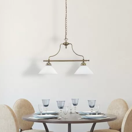 Rábalux 2707 Marian 2 ágú függeszték E27 2x60W bronz