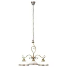 Rábalux 2753 Elisett 3ágú csillár E27 3x60W bronz