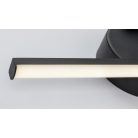 Rábalux 71122 Sabira,belt.fali, LED8W, H37,5cm, fekete