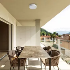   Rábalux 7893 Tartu kültéri LED mennyezeti lámpa, kerek, fehér, 18W