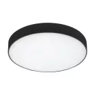 Rábalux 7898 Tartu kültéri LED mennyezeti lámpa, kerek, fekete, 24W