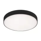 Rábalux 7898 Tartu kültéri LED mennyezeti lámpa, kerek, fekete, 24W