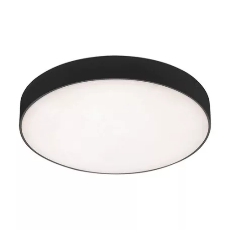 Rábalux 7898 Tartu kültéri LED mennyezeti lámpa, kerek, fekete, 24W