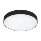 Rábalux 7898 Tartu kültéri LED mennyezeti lámpa, kerek, fekete, 24W