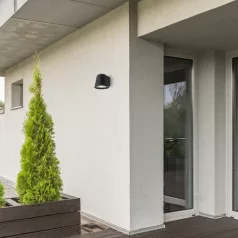   Rábalux 7959 Mandal Kültéri fali lámpa, fekete, GU10, 1X35W
