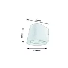 Rábalux 7960 Mandal Kültéri fali lámpa, fehér, GU10, 1X35W