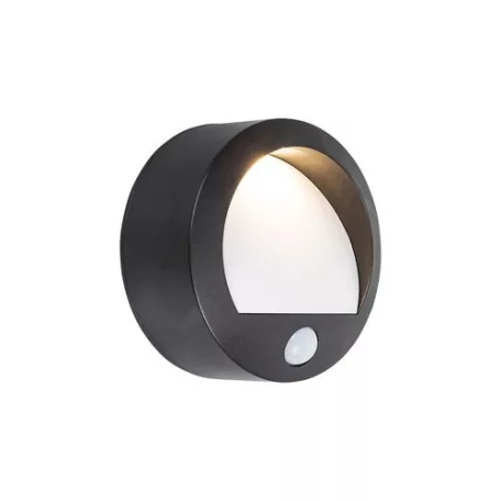 Rábalux 7969 Amarillo LED fali lámpa, szenzor, fekete, 1.5W