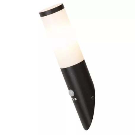 Rábalux 8146 Black torch kültéri fali lámpa, matt fekete, E27, 25W, IP44