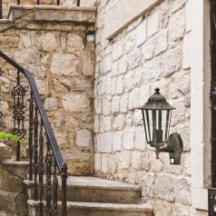   Rábalux 8218 Velence kültéri fali lámpa, mozgásérzékelős, arany, E27, 60W, IP44