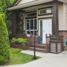   Rábalux 8247 Konstanz kültéri állólámpa, fekete, 1.2m, E27, 100W, IP44