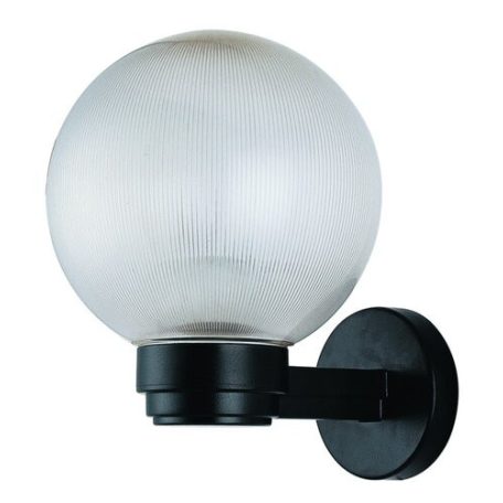 Rábalux 8389 Palermo kültéri fali lámpa, műanyag, fekete, E27, 40W, IP44