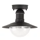 Rábalux 8716 Oslo kültéri mennyezeti lámpa, fekete, E27, 60W, IP44