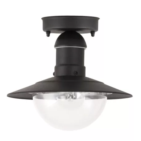 Rábalux 8716 Oslo kültéri mennyezeti lámpa, fekete, E27, 60W, IP44