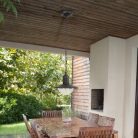 Rábalux 8717 Oslo kültéri függesztett lámpa, fekete, E27, 60W, IP44