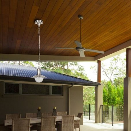 Rábalux 8764 Oslo kültéri függesztett lámpa, rozsdamentes acél, E27, 60W, IP44