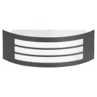 Rábalux 8776 Roma kültéri fali lámpa,  fekete/szürke, E27, 14W, IP44