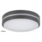 Rábalux 8848 Hamburg kültéri fali LED lámpa, kör, 13W