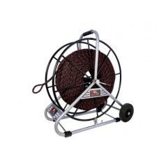   RUNPOTEC 101220 PE behúzókötél acél csévélődobbal 12mm 300m