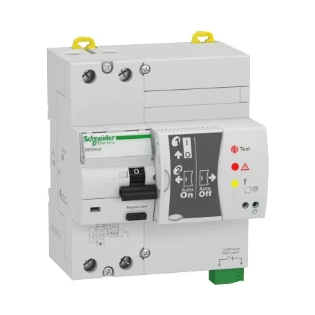 Schneider 18280 REDtest áram-védőkapcsoló, A osztály, 2P, 25A, 30mA